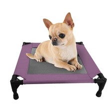 Elevated Pet Bed with Breathable Mesh for Small Cat and Dog, Raised Cooling P...
