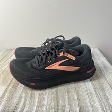 Brooks Ghost Max Womens Size 8 Black Athletic Running Walking Shoes Sneakers