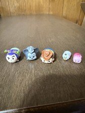 READ Disney Tsum Tsum Collectible PVC Figures Lot of 5 Woody Buzz Olaf Mickey
