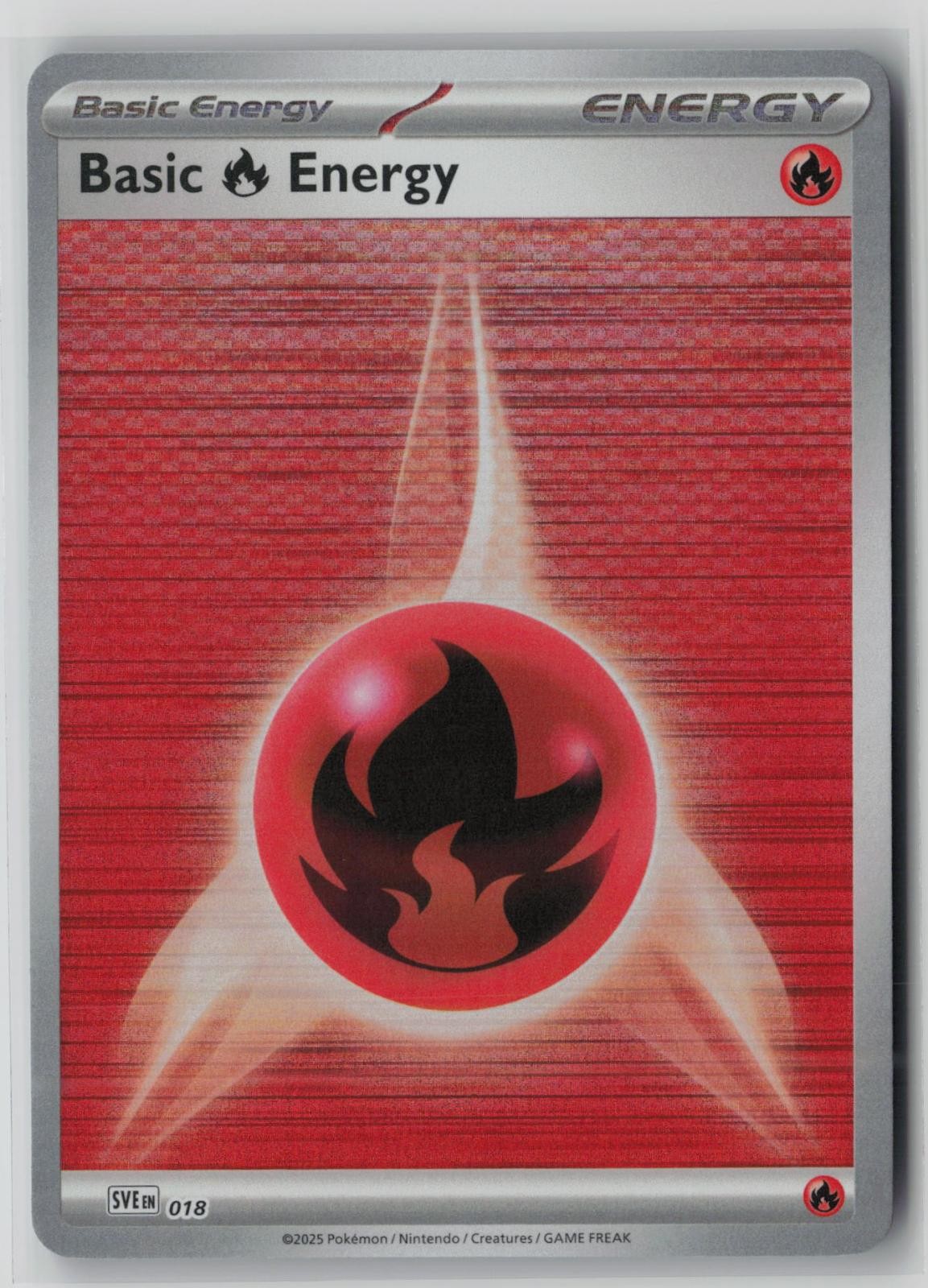 Basic Fire Energy 018 Scarlet & Violet Energies Near Mint CN10