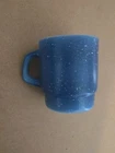 Vintage Anchor Hocking Fire King Ware Blue Speckled Coffee Cup Mug