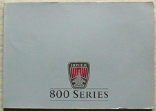 ROVER 800 SERIE 820i & 820Si Manuale d’uso dell’auto 1986 #AKM 5838