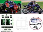 456 Decals monster pour Yamaha YZR M1 Quartararo 2021 Altaya 1:12