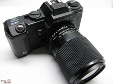 Pentax A3 Spiegelreflex-Kamera + Exakta 70-210 Zoom-Objektiv Macro PK-Bajonett