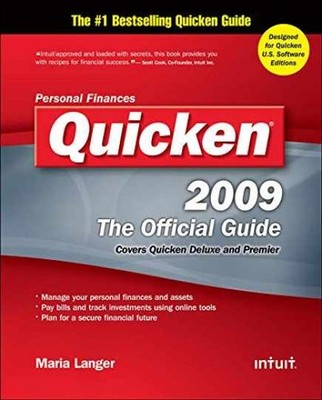 Quicken 2009 The Official Guide - Paperback, by Langer Maria - Very Good