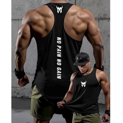 Spartan Herren Singlet Tank Top Sport T-Shirt Muskelshirt Gym Achselshirt S-XXL