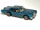 VTG Hot Wheels Redline 1968 Custom Continental Mark lll Teal Aqua White Int USA