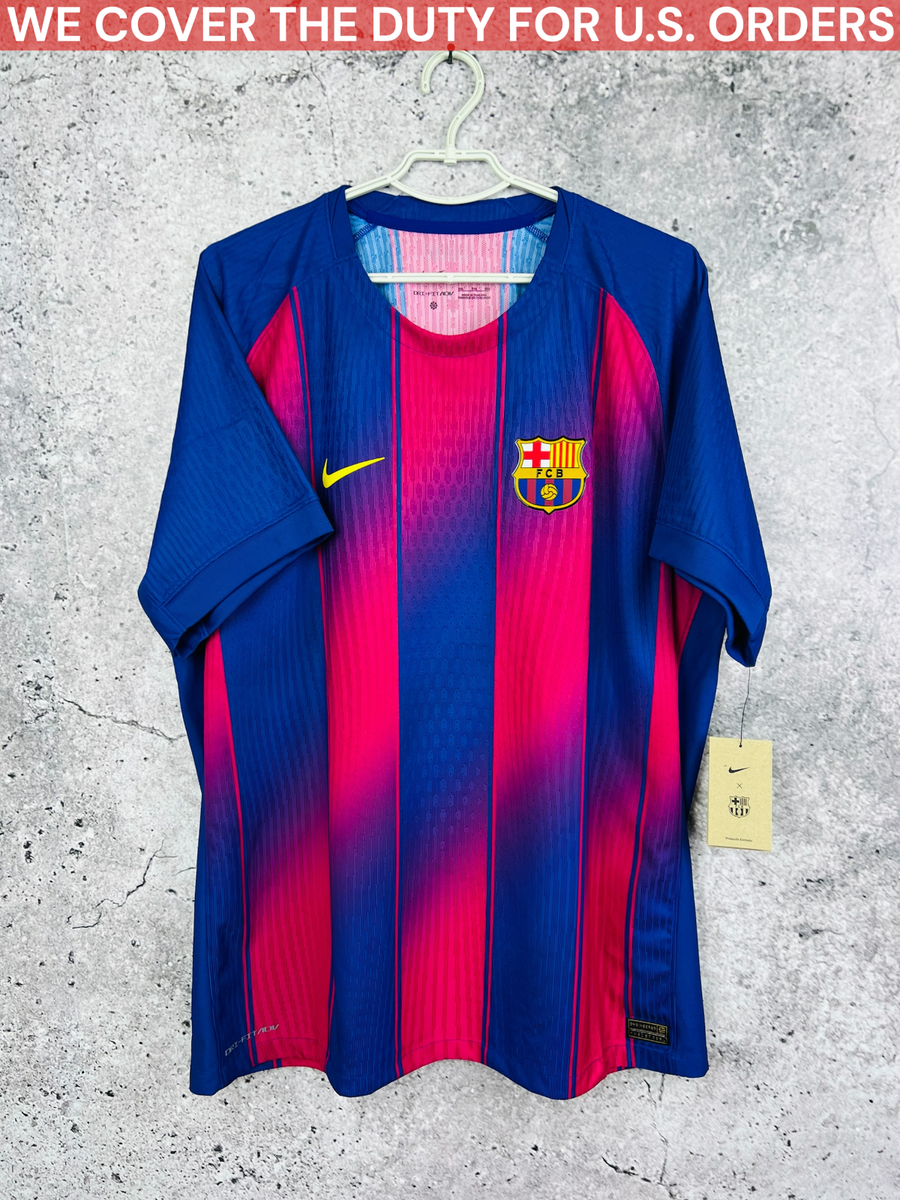 FC BARCELONA JERSEY 2025-26 PLAYER ISSUE SOCCER SHIRT HJ4544-455