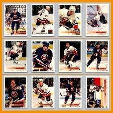 New York Islanders Lot 12 Hockey Cards Topps Premier Brett Lindros NM Hockey NHL