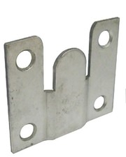 4 x Flush Mount Fitting, Steel for Cabinet Hangers Plate thickness 2.0 mm hafele