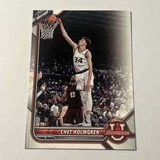 CHET HOLMGREN 2021-2022 Bowman U Basketball #89 Oklahoma City Thunder Gonzaga