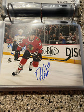 Dennis Gilbert Signed Autographed Chicago Blackhawks 8X10 Photo
