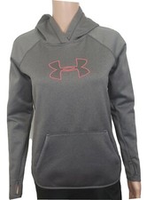 Under Armour Storm Hoodie Size XS Gray Cold Gear Thumbholes Women's