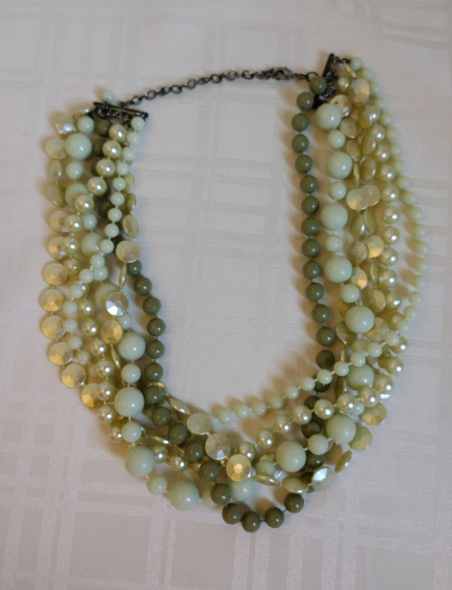 Multi Strand/Thread Dark/Light Green Sphere/Flat … - image 4