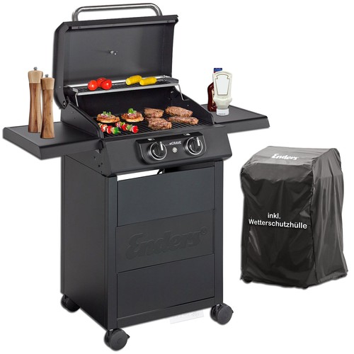 Enders ecrave 2 elektro Grill Elektrogrill Standgrill mit Unterschrank