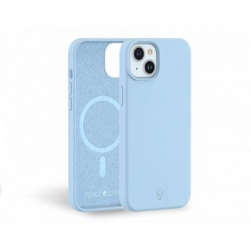 Force Case, Cover rinforzata in silicone compatibile  per iPhone 15, Blu