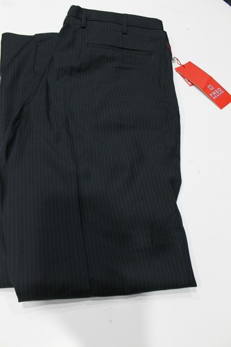 NEW FRED BRACKS BLACK BLUE PINSTRIPE 