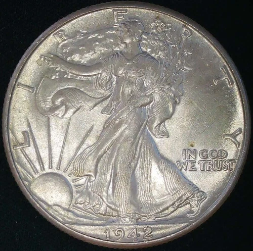 1942 Walking Liberty Half Dollar Choice Uncirculated (2K)