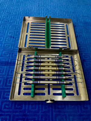 Mechadent Dental Gracey Curette Set of 9 Rigid EverEdge 2.0 #7 Handle Instrument