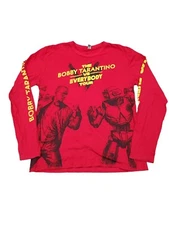 Logic Bobby Tarantino vs Everybody Tour Long Sleeve DOUBLE SIDED Red T-Shirt L