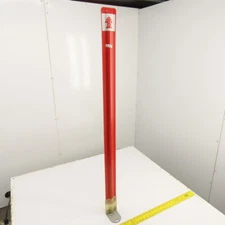 Flexstake FH 800 Series 48" Flexible Red American Fire Hydrant Marker W/ Anchor