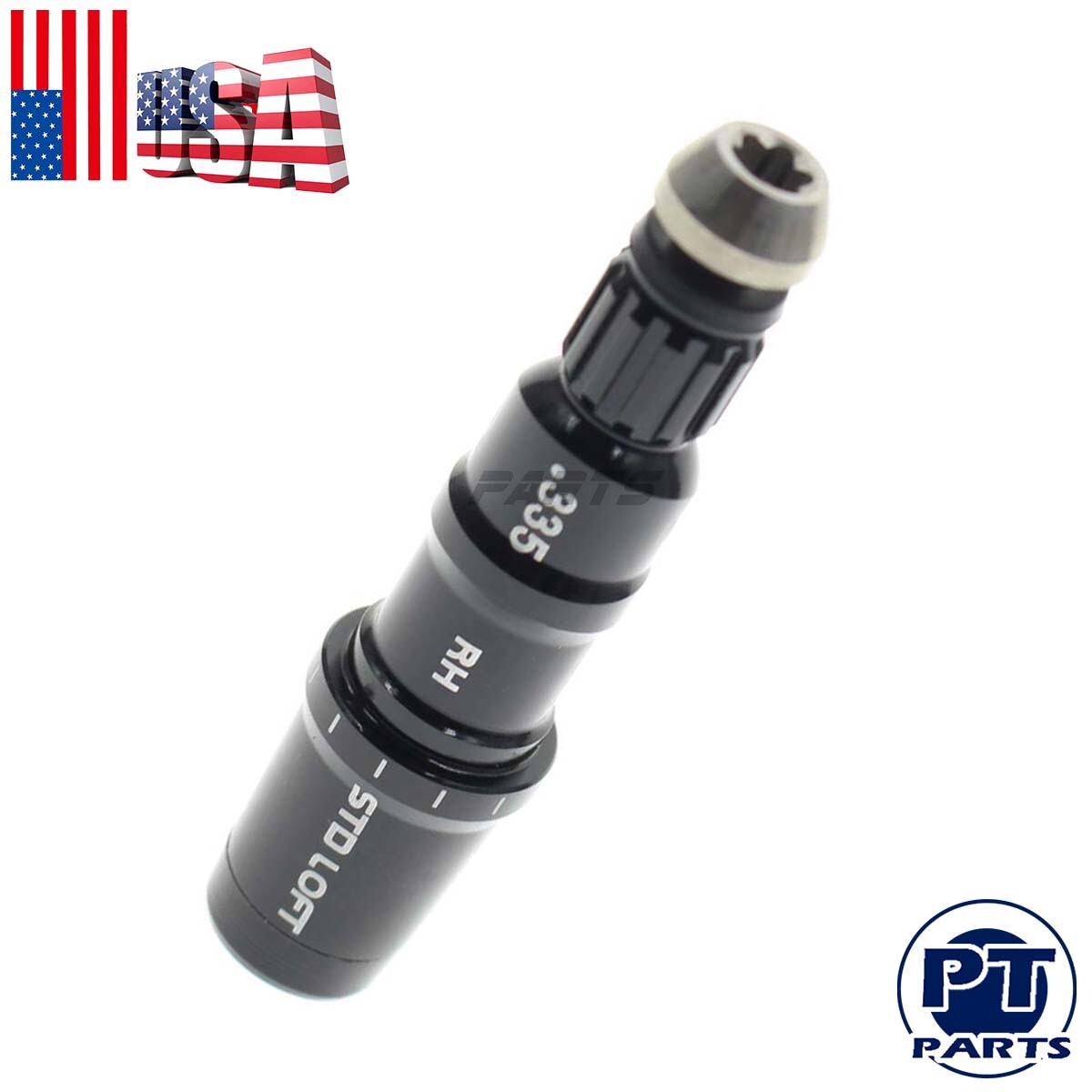 .335 Tip Shaft Adapter Sleeve For TaylorMade M1, M2, SLDR, R15 Drivers - Titanium