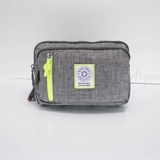 Kipling Unisex Tarry Fanny Pack Hip Waist Travel Bag Polyester KI2167 Grey Black
