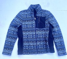 Kids Vineyard Vines Fair Isle Sweater Jacket Full-Zip Size M, 12-14