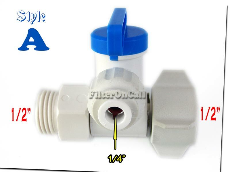 Ice maker kit refrigerator Feed Water Adapter poly tube connection