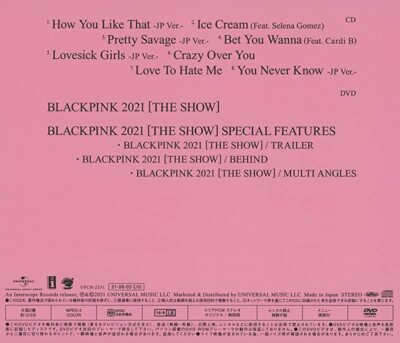 K-POP・アジア THE ALBUM-JP Ver.-(SPECIAL EDITION) BLACKPINK SPECIAL EDITION JAPAN THE ALBUM JP Ver. CD + 2DVD
