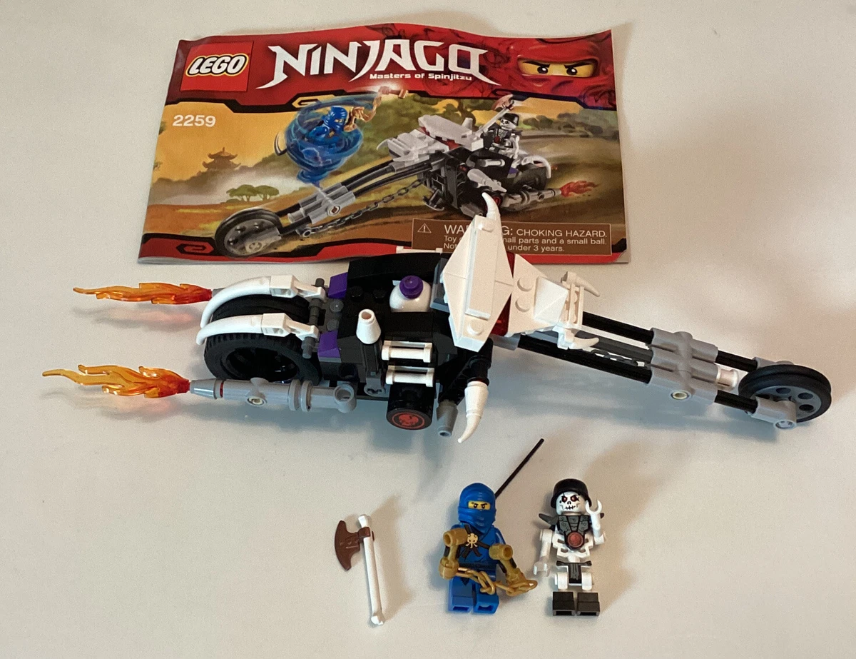 LEGO 2259 Ninjago SKULL MOTORBIKE 100 Complete with Figures and
