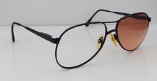 Vintage Marcolin 946 Black Pilot Metal Sunglasses Italy FRAMES ONLY