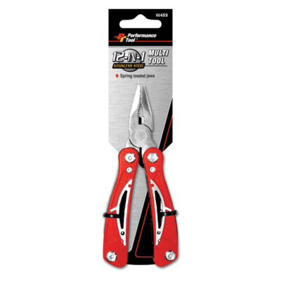 PERFORMANCE TOOL 12-IN-1 MULTI TOOL (W1976)