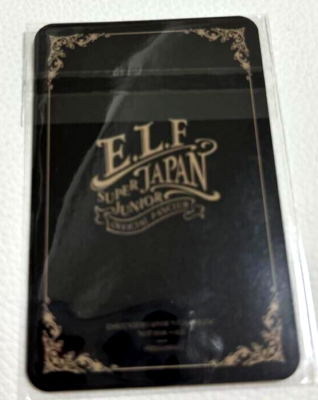 superjunior ドンヘ  OFFICIAL FANCLUB SUPER JUNIOR DONGHAE ELF E.L.F JAPAN Official Fan Club FC