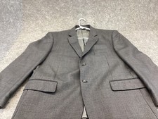 Pronto Uomo Blazer Men  s 48 R Wool Houndstooth Jacket Sport Coat