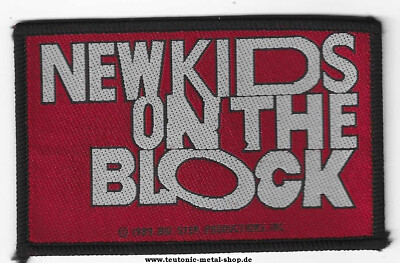 New Kids on the Block - Logo gewebter Aufnäher - woven Patch Neu & Official!