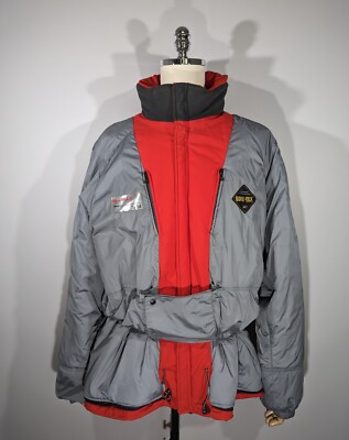 Prada Active Sport Gore-Tex Men's Ski Jacket With Hidden Hood Red