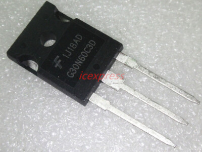 5 Stück G30N60C3D Transistoren TO-247 - 63A 600V Leistungstransistoren
