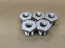 Lot Of 5 Smith-Cooper Threaded Bushing 1 X 3/8 Stainless 1” X 3/8” #20D51
