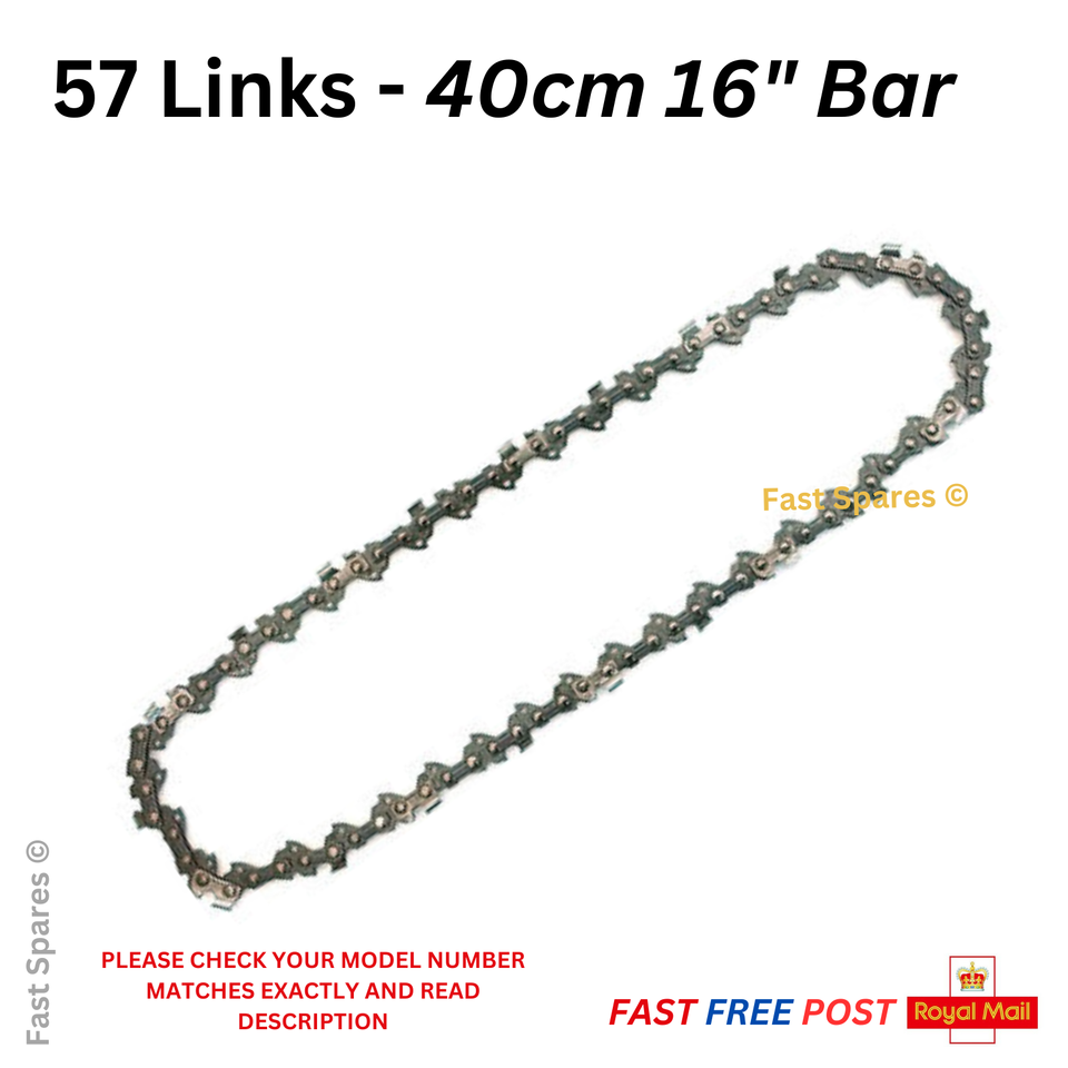 Spear & Jackson SPJCS 3740 Chainsaw Chain 40cm (16") Bar 57 Links FAST
