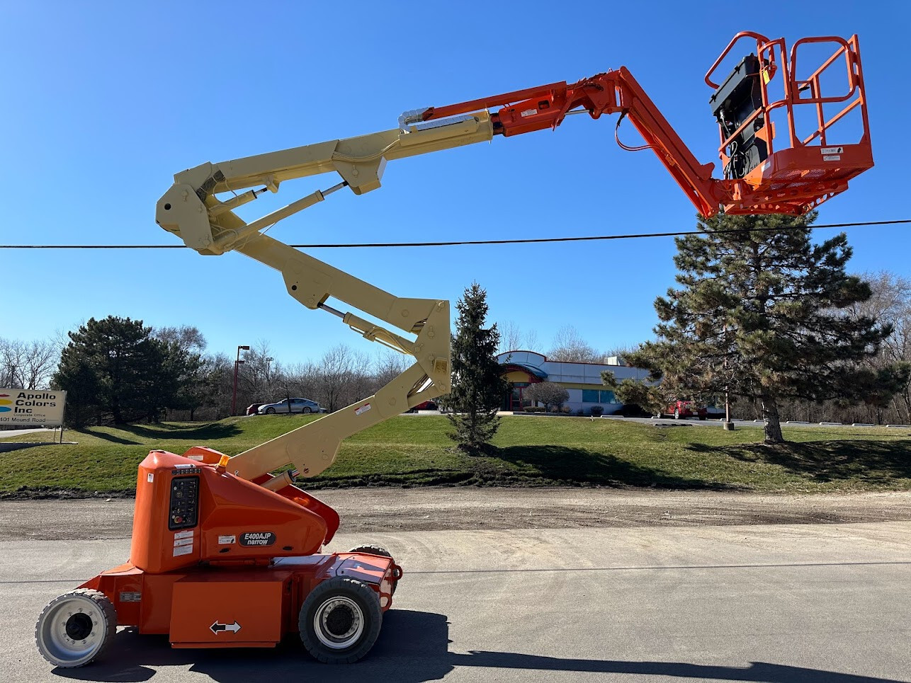 2015 JLG E400AJP ELECTRIC ARTICULATING BOOM LIFT WITH ROTATING JIB JLG