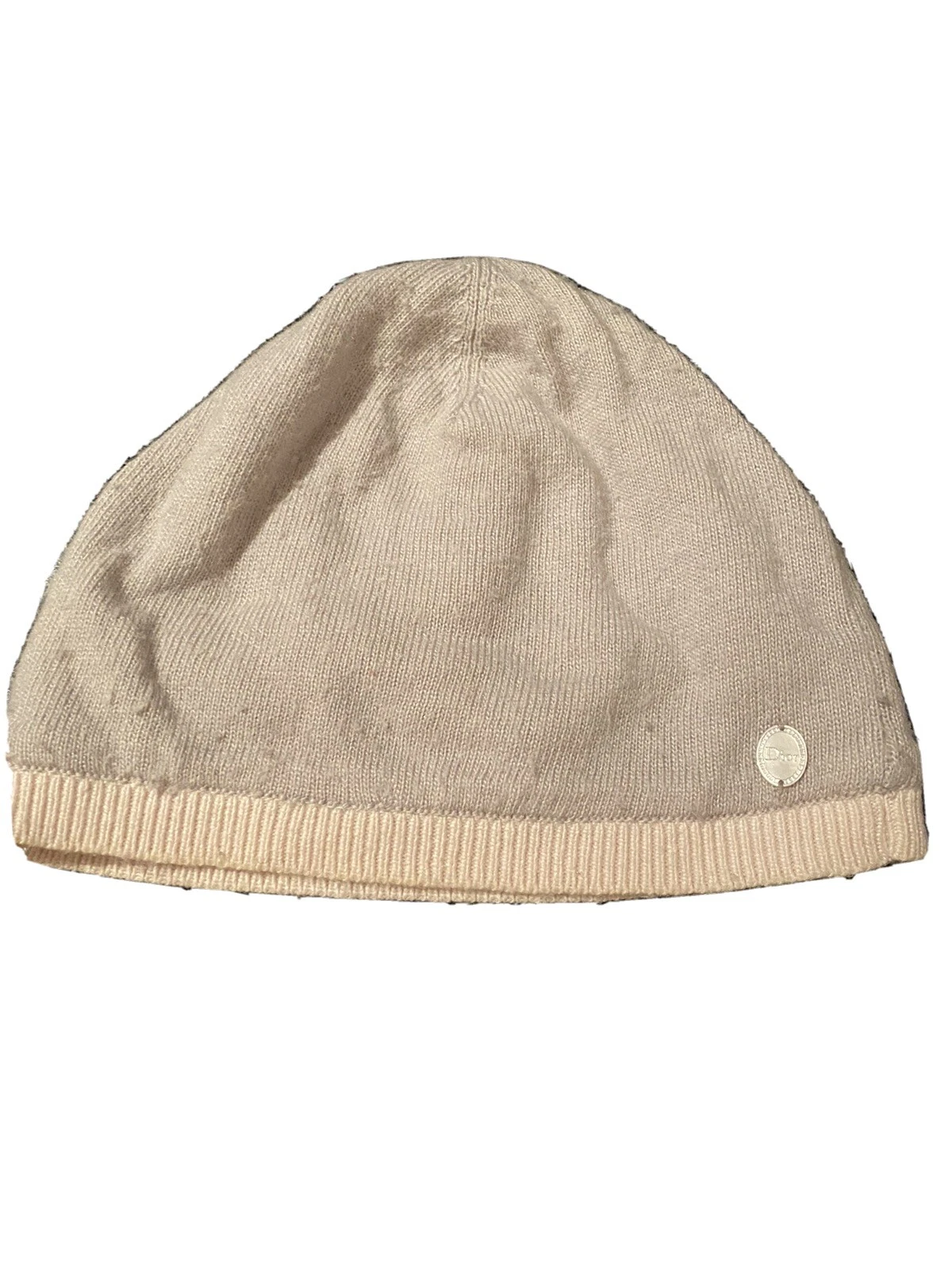 Chapeau 100 % authentique bébé DIOR gris cachemire rose taille T3