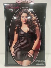 Seven Til Midnight Plus Size Chemise And Thong Set STM9475XP
