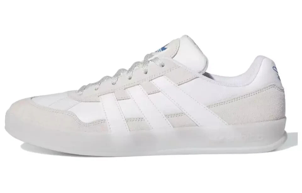 Adidas Aloha Super Men’s Skate Shoe White Gray Athletic Sneakers Trainers SZ 13