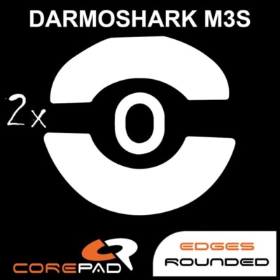 Corepad Skatez Darmoshark M3S Mini & Pro Mini Replacement Mouse Feet Teflon