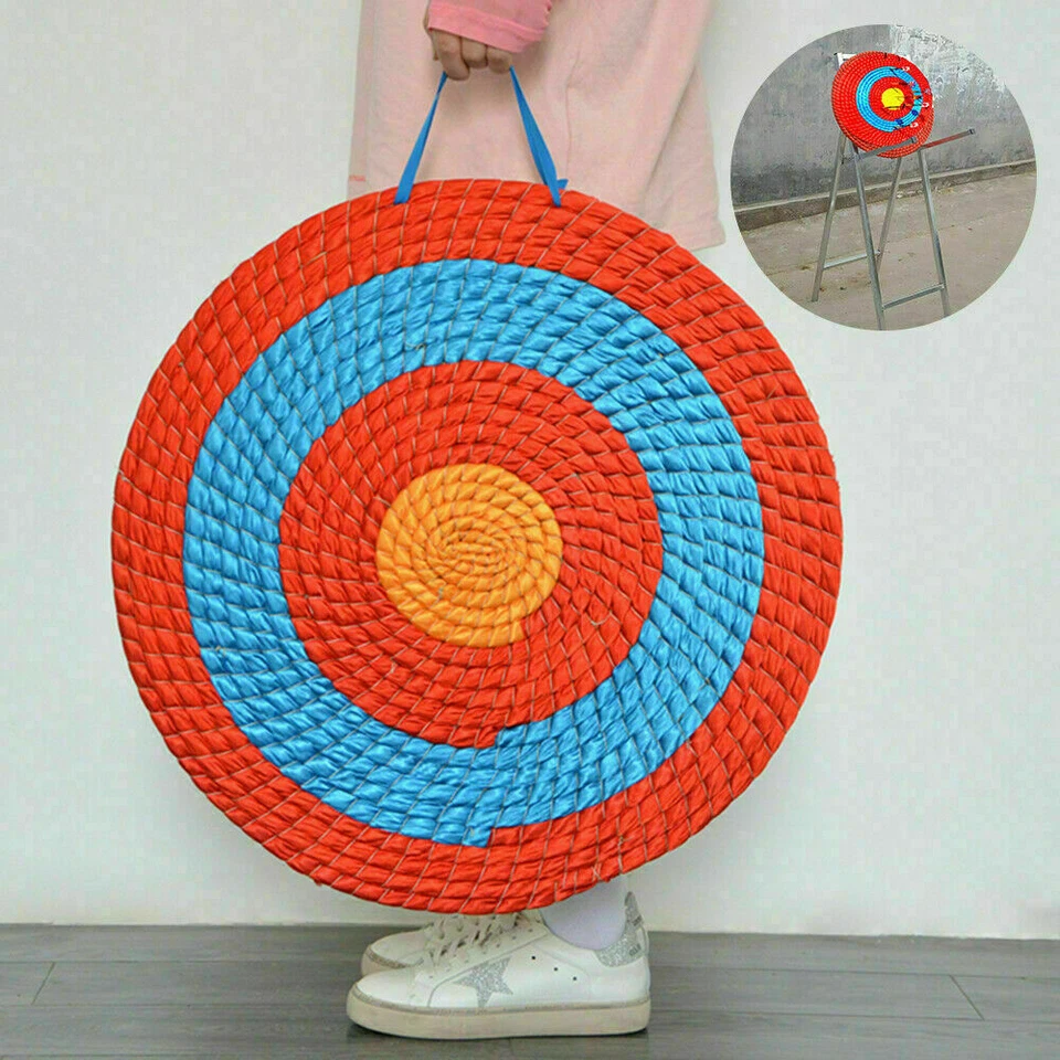 50cm/20"Archery Straw Target Round Bow Arrow Target Shooting Practice Dart Board - Image 3 of 4