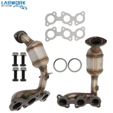 Bank 1 & 2 Set Manifold Catalytic Converter For 2004-2006 Toyota Sienna 3.3L FWD