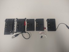 Miscellaneous Battery Plates -Lot of 5 - Gold Mount - See photos 