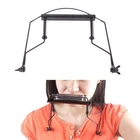 Harmonica Holder Neck Holder Stand, Mouth Organ Metal Frame Adjustable for 10 Ho