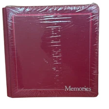 Creative Memories Memories Photo Album Scrapbook Red 12x12 & 15 Pages Book New